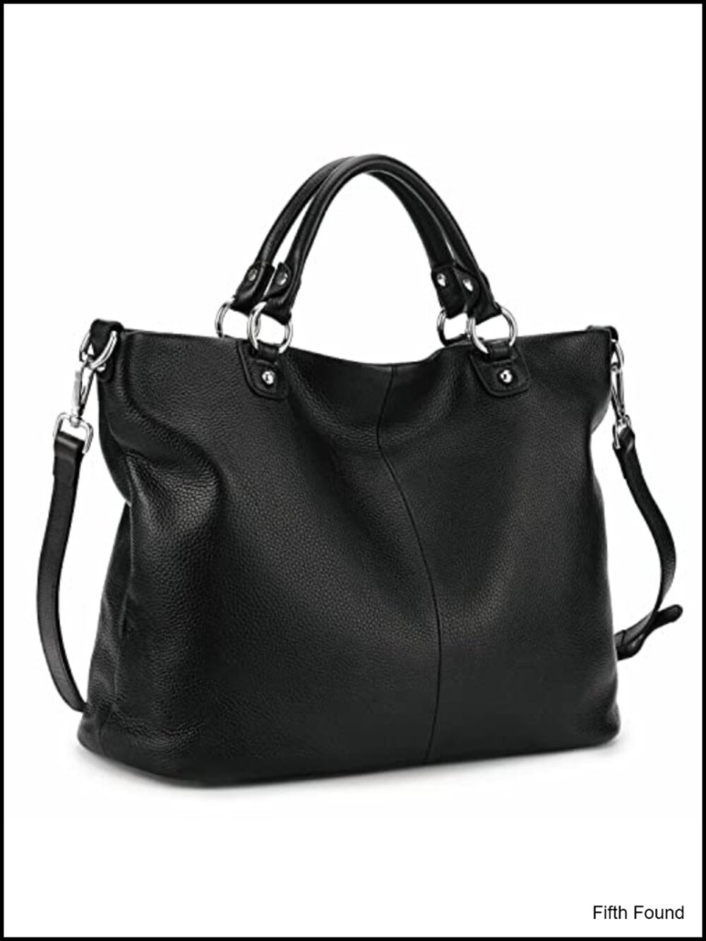 Genuine Leather Tote Purse Top Handle Satchel Convertible Crossbody